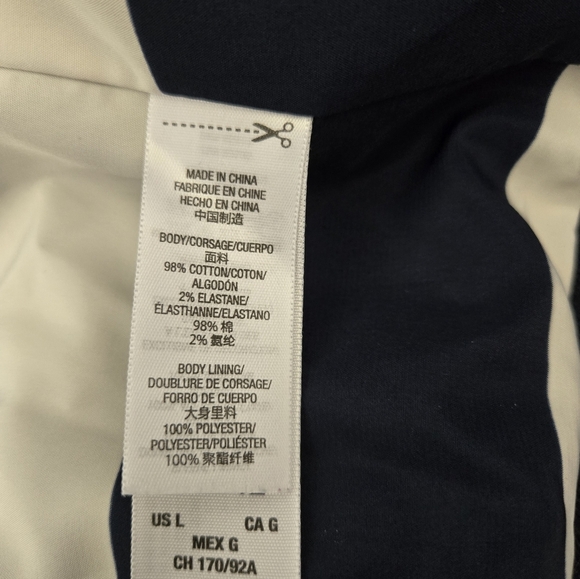 Juicy Couture Y2K Navy Peacoat, Branded Gold Buttons. Nautical Lining. Size L - Picture 13 of 15